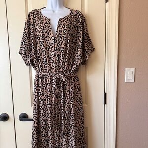 Ava & Viv Animal Print Dress size 2X